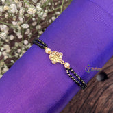 Vriksham Designer AD Stone Floral Style Mangalsutra Bracelet-G18770